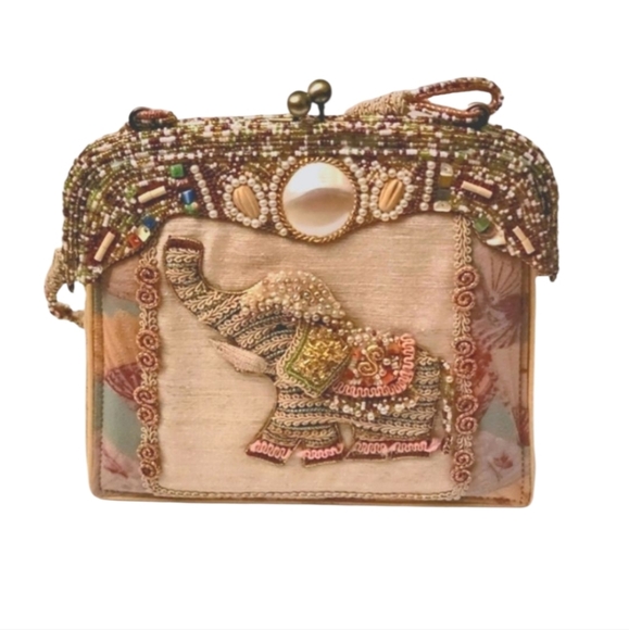 Mary Frances Handbags - Mary Frances Vintage Beaded Elephant Purse